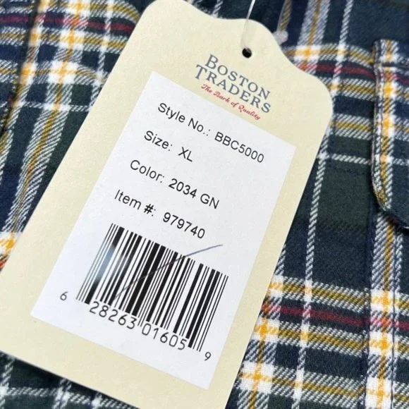 Boston Traders NWT Women's Size XL Oversized Green Plaid Sherpa Lined Shacket - Picture 4 of 10